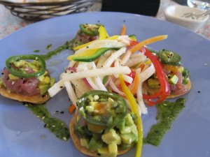 tuna app at South Congress Cafe